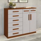 Cômoda para Quarto 8 Gavetas e 2 Portas Toronto
