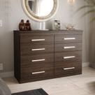 Cômoda para Quarto 8 Gavetas Gênova Plus