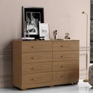Cômoda para Quarto 8 Gavetas Moderno