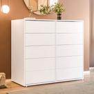 Cômoda para Quarto com 10 Gavetas Melinda Branco