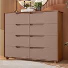 Cômoda para Quarto com 8 Gavetas Doble