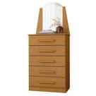 Cômoda Para Quarto Com Penteadeira Laris A02 Cinamomo - Mpozenato Cômoda Para Quarto Com Penteadeira Laris A02 Cinamomo - Mpozenato