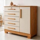 Cômoda para Quarto Compacta Reforçada e Resistente Extrema Qualidade e Durabilidade Cedro/off White Cômoda para Quarto Compacta Reforçada e Resistente Extrema Qualidade e Durabilidade Cedro/off White