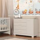 Cômoda para Quarto de Bebê 1 Porta e 4 Gavetas Zaki Cômoda para Quarto de Bebê 1 Porta e 4 Gavetas Zaki