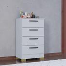 Cômoda Poquema 4 Gavetas Branco Cômoda Poquema 4 Gavetas Branco