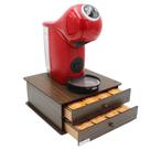 Cômoda Porta Máquina Cápsulas Café Dolce Gusto 2 Gavetas MDF Organizadora Cantinho do Café