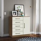 Cômoda Quarto 1 Porta Sapateira 91cm Lanaluna A09 - D'Rossi Cômoda Quarto 1 Porta Sapateira 91cm Lanaluna A09 - D'Rossi