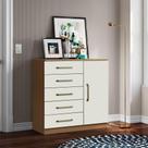 Cômoda Quarto 1 Porta Sapateira 91cm Lanaluna Atacama-off White A09 - D'rossi Cômoda Quarto 1 Porta Sapateira 91cm Lanaluna Atacama-off White A09 - D'rossi