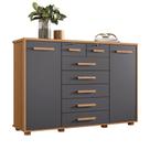 Cômoda Quarto Fontana com 7 Gavetas e 2 Portas
