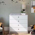 Cômoda Quarto Infantil Com 4 Gavetas Amore Meu Fofinho Cômoda Quarto Infantil Com 4 Gavetas Amore Meu Fofinho