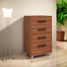 Cômoda Quarto Multiuso Compacta 4 Gavetas - Cinamomo