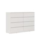 Cômoda Quarto Sintra 136 cm com 8 Gavetas Cômoda Quarto Sintra 136 cm com 8 Gavetas