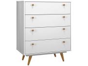 Comoda Retro 35 Plus Branco - Olivar Móveis