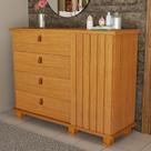 Cômoda Ripado para Quarto 120cm X 94cm Talismã