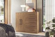 Comoda santos andira malaga 5g 2pt jatoba