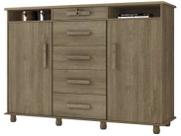 Cômoda Sapateira 2 Portas 5 Gavetas