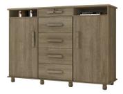 Cômoda Sapateira 2 Portas 5 Gavetas