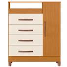 Cômoda Sapateira 4 Gavetas 1 Porta Nicho Duquesa Cômoda Sapateira 4 Gavetas 1 Porta Nicho Duquesa