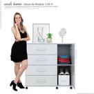 Cômoda Sapateira 4 Gavetas Belle Lukaliam Branco