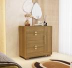 Cômoda Sapateira 4 Gavetas e 1 Porta Nature Ilha Bela Vila Rica Cômoda Sapateira 4 Gavetas e 1 Porta Nature Ilha Bela Vila Rica