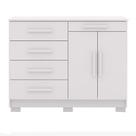 Comoda Sapateira 5G 2P 122 cm SIRI 20019 Branco VLR Comoda Sapateira 5G 2P 122 cm SIRI 20019 Branco VLR