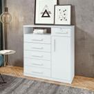 Cômoda Sapateira Ambiente Da Vinci Branco Brilho - Lopas