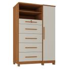 Cômoda Sapateira Imperial 1 Porta 5 Gavetas Cinamomo Areia Fosco - Zanzini Cômoda Sapateira Imperial 1 Porta 5 Gavetas Cinamomo Areia Fosco - Zanzini