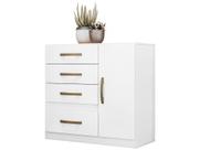 Cômoda Sapateira Infantil Vênus Branco Flex - Moval