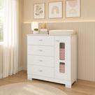 Cômoda Sapateira Katatau para Quarto de Bebê 100% MDF Branco Fosco