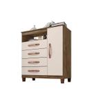 Cômoda Sapateira Madeira 84Cm 1 Porta 4 Gavetas Dijon ÉdeCasaMóveis Cômoda Sapateira Madeira 84Cm 1 Porta 4 Gavetas Dijon ÉdeCasaMóveis