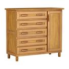 Cômoda Sapateira Mel 5 Gavetas 1 Porta Madeira Maciça Pinus - Cavazotto Cômoda Sapateira Mel 5 Gavetas 1 Porta Madeira Maciça Pinus - Cavazotto