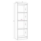 Cômoda Sapateira Milão 2014145 E Armário Multiuso New 2000192 Atacama Off White - Aramóveis