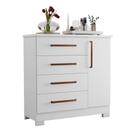 Cômoda Sapateira Nt 5185 1 Porta e 4 Gaveta com Pé Notável Móveis Cômoda Sapateira Nt 5185 1 Porta e 4 Gaveta com Pé Notável Móveis