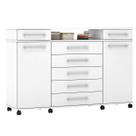 Comoda Sapateira Para Quarto 2 Portas London Demóbile Cor:BRANCO Comoda Sapateira Para Quarto 2 Portas London Demóbile Cor:BRANCO
