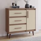Cômoda Sapateira Para Quarto Cami 01 Porta 03 Gavetas Savana Off White - Desk Design