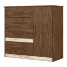 Cômoda Sapateira Vênus 1 Porta e 4 Gavetas - Moval