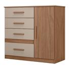 Cômoda Sapateira Vênus 1 Porta e 4 Gavetas - Moval Cômoda Sapateira Vênus 1 Porta e 4 Gavetas - Moval