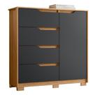 Cômoda Sole 1 Porta e 4 Gavetas Flex - Móveis Albatroz Cômoda Sole 1 Porta e 4 Gavetas Flex - Móveis Albatroz