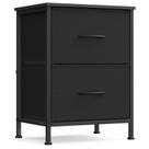 Cômoda SONGMICS Cômoda com 2 gavetas em aço e MDF