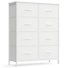 Cômoda SONGMICS ULGS124W01S com 8 Gavetas de Tecido Branca