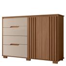 Cômoda Texas 2 Portas e 4 Gavetas - Moval