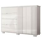 Comoda Texas 4 Gavetas 2 Portas 147 Cm Branco Comoda Texas 4 Gavetas 2 Portas 147 Cm Branco