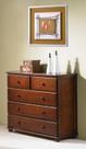 COMODA TORNEADO RUSSA 5 GAVETAS MADEIRA MACICA Ref: 035