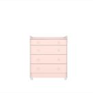 Cômoda/Trocador Doce Sonho Rosa 2523 - Qmovi
