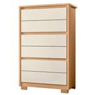 Cômoda Unno 6 Gavetas Albatroz Cor Cinamomo Off White