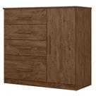 Comoda Venus 4 Gavetas 1 Porta 98 cm Moval