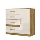 Comoda Venus Quarto com 4 Gavetas e 1 Porta Comoda Venus Quarto com 4 Gavetas e 1 Porta