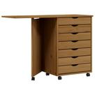 Cómoda vidaXL Moss con Escritorio Plegable de Madera de Pino