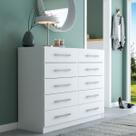 Cômoda Vitoria 10 Gavetas Branco - Panorama Móveis