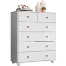 Cômoda Vittória 6 Gavetas - Casa Chick Branco Cômoda Vittória 6 Gavetas - Casa Chick Branco